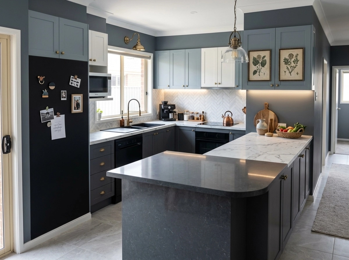 Modern Farmhouse Kitchen design — interior photo by GenRoom AI