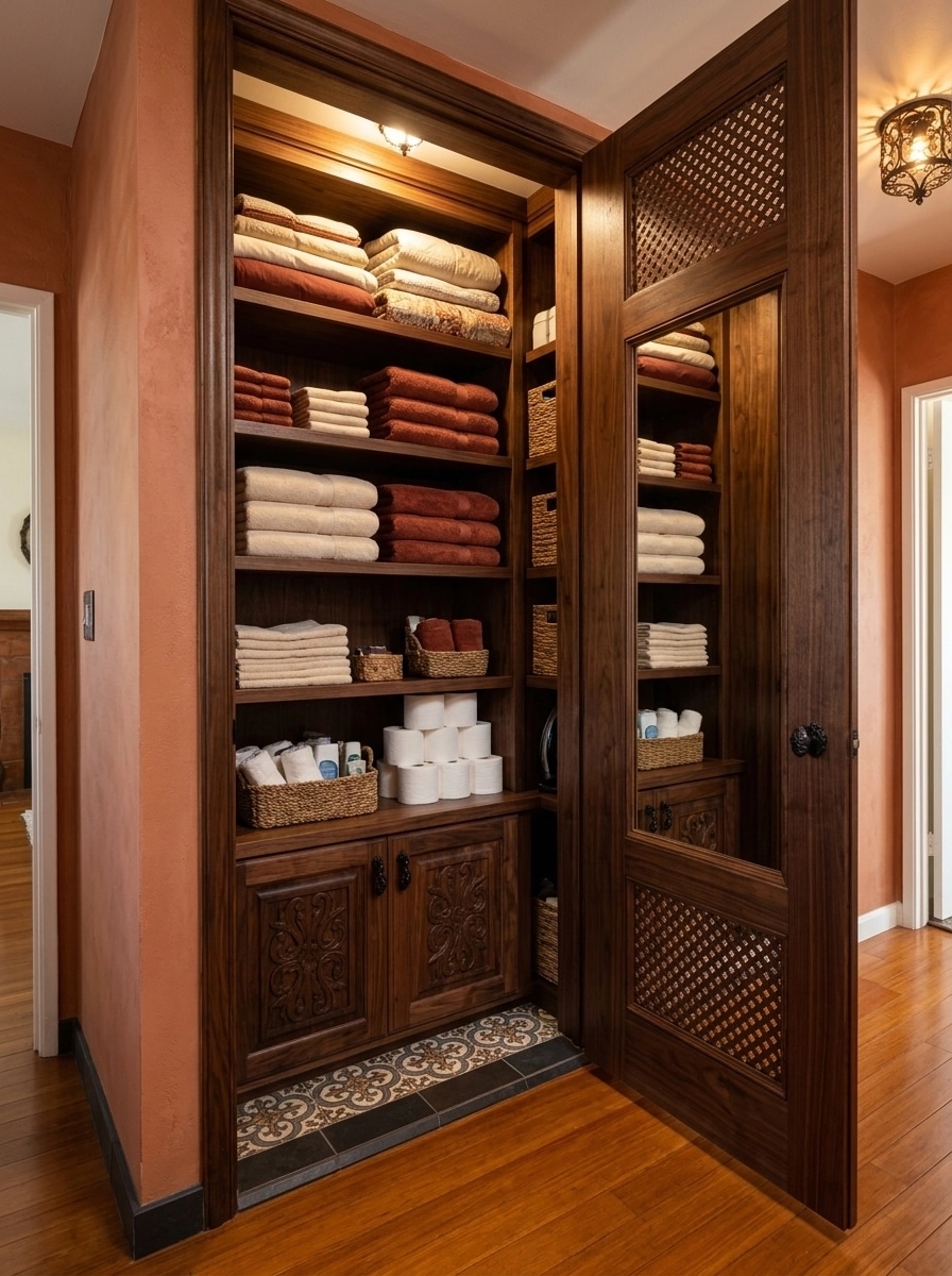 Interior design in Mediterranean style — wardrobe by GenRoom AI