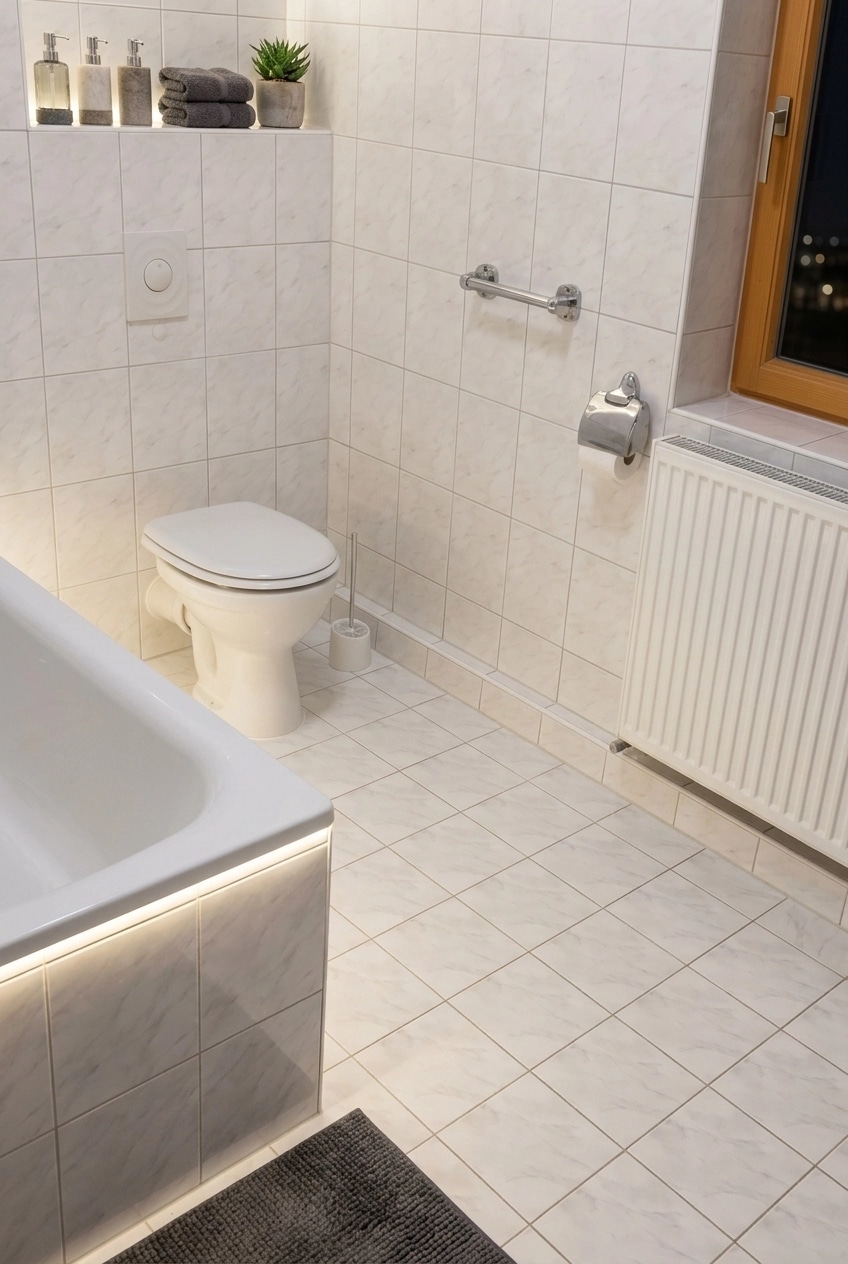 Bathroom interior in no_style style — photo by GenRoom AI