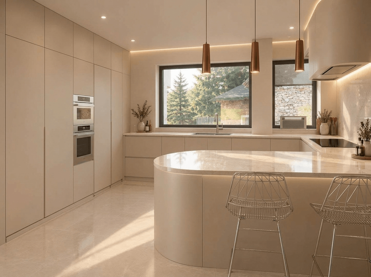 Kitchen interior in no_style style — photo by GenRoom AI
