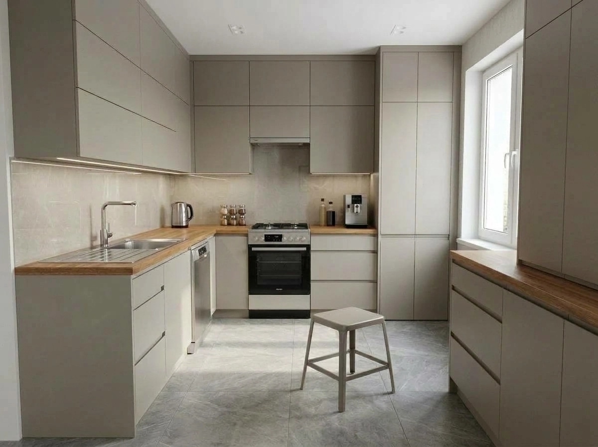Contemporary Kitchen design — interior photo by GenRoom AI