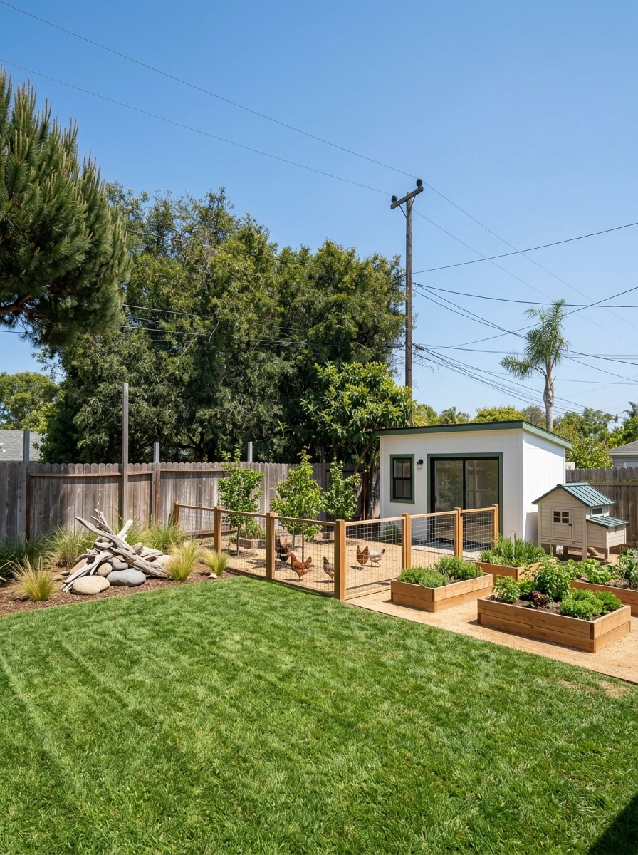 Landscape desain di Scandinavian Garden gaya — Halaman oleh GenRoom AI