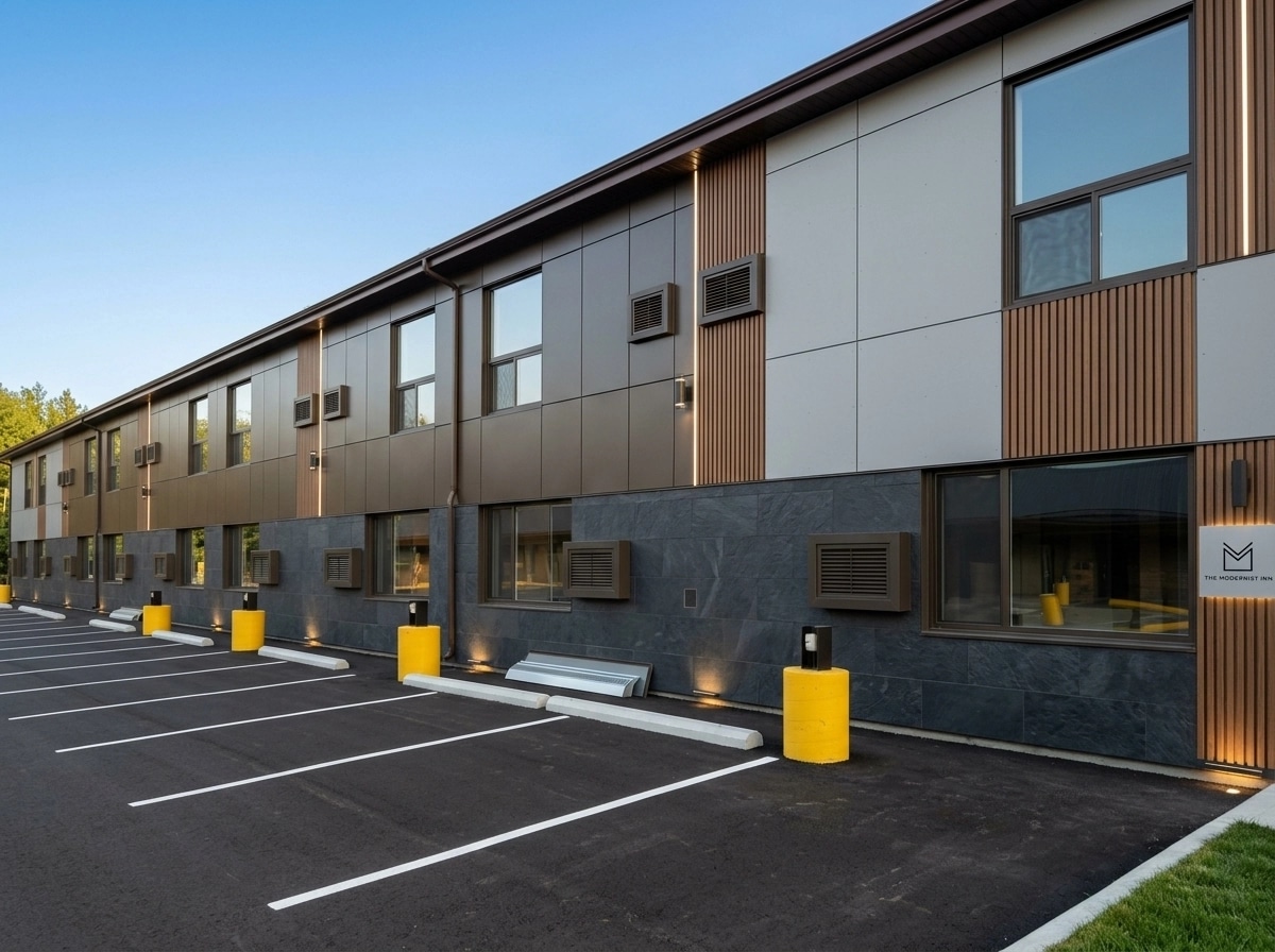 Contemporary Facade Facade design — facade photo by GenRoom AI