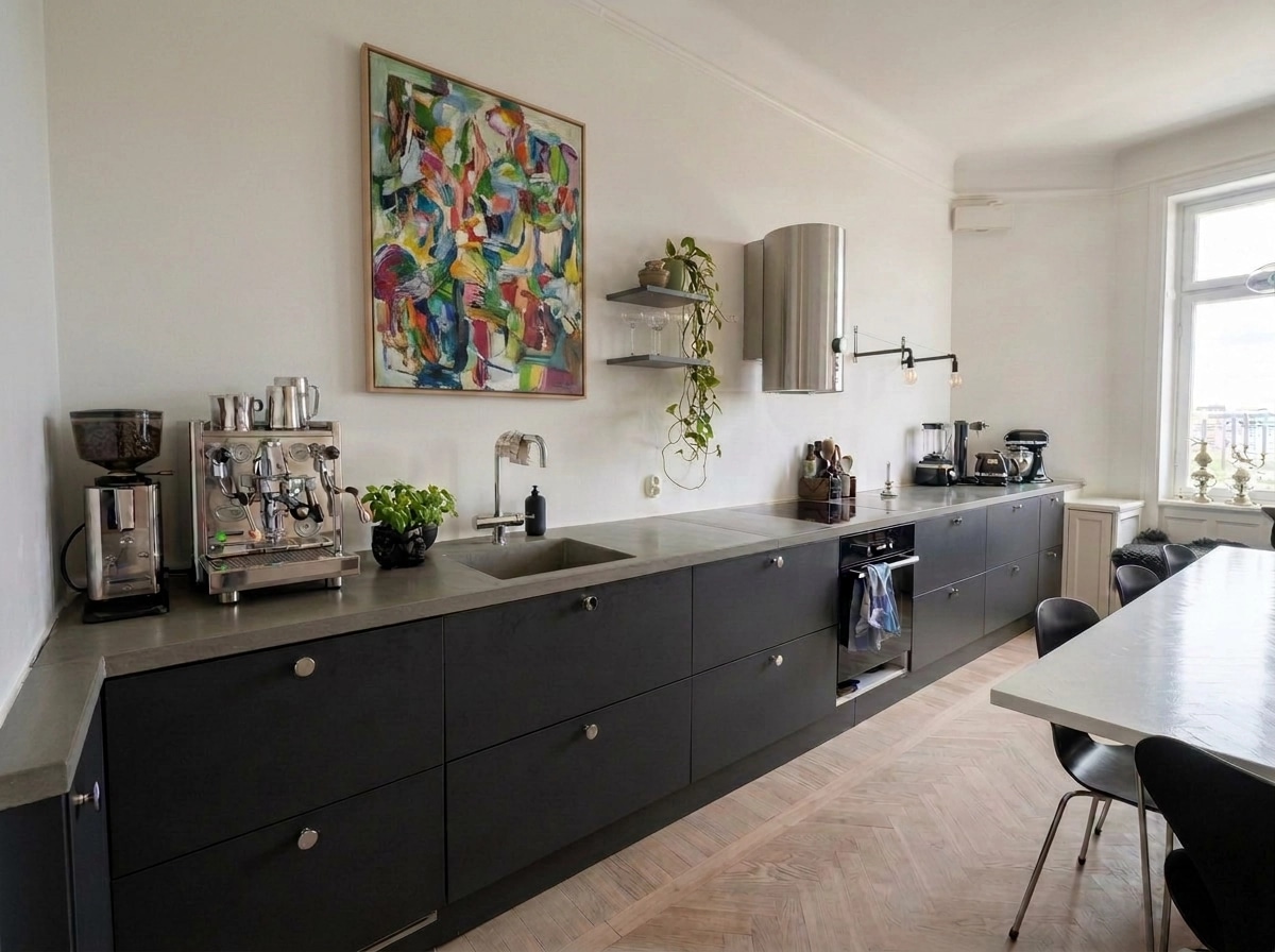 Minimalism Kitchen design — interior photo by GenRoom AI