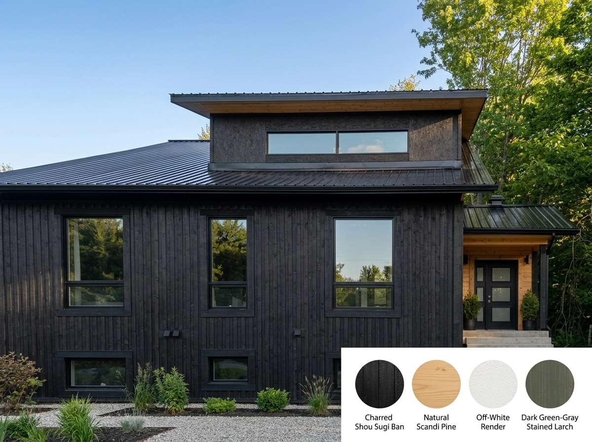 Scandinavian Facade Facade design — facade photo by GenRoom AI
