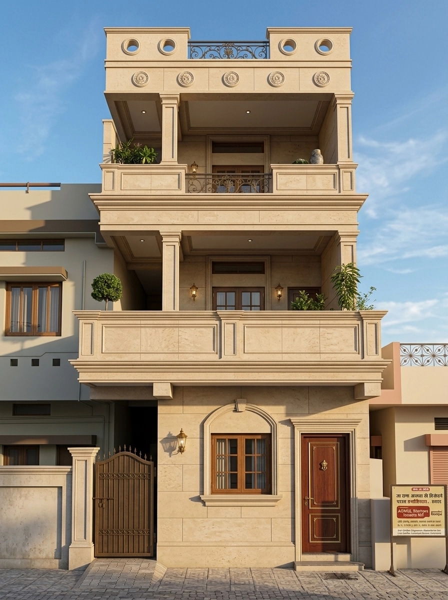 Facade design in Classic Facade style — Facade by GenRoom AI