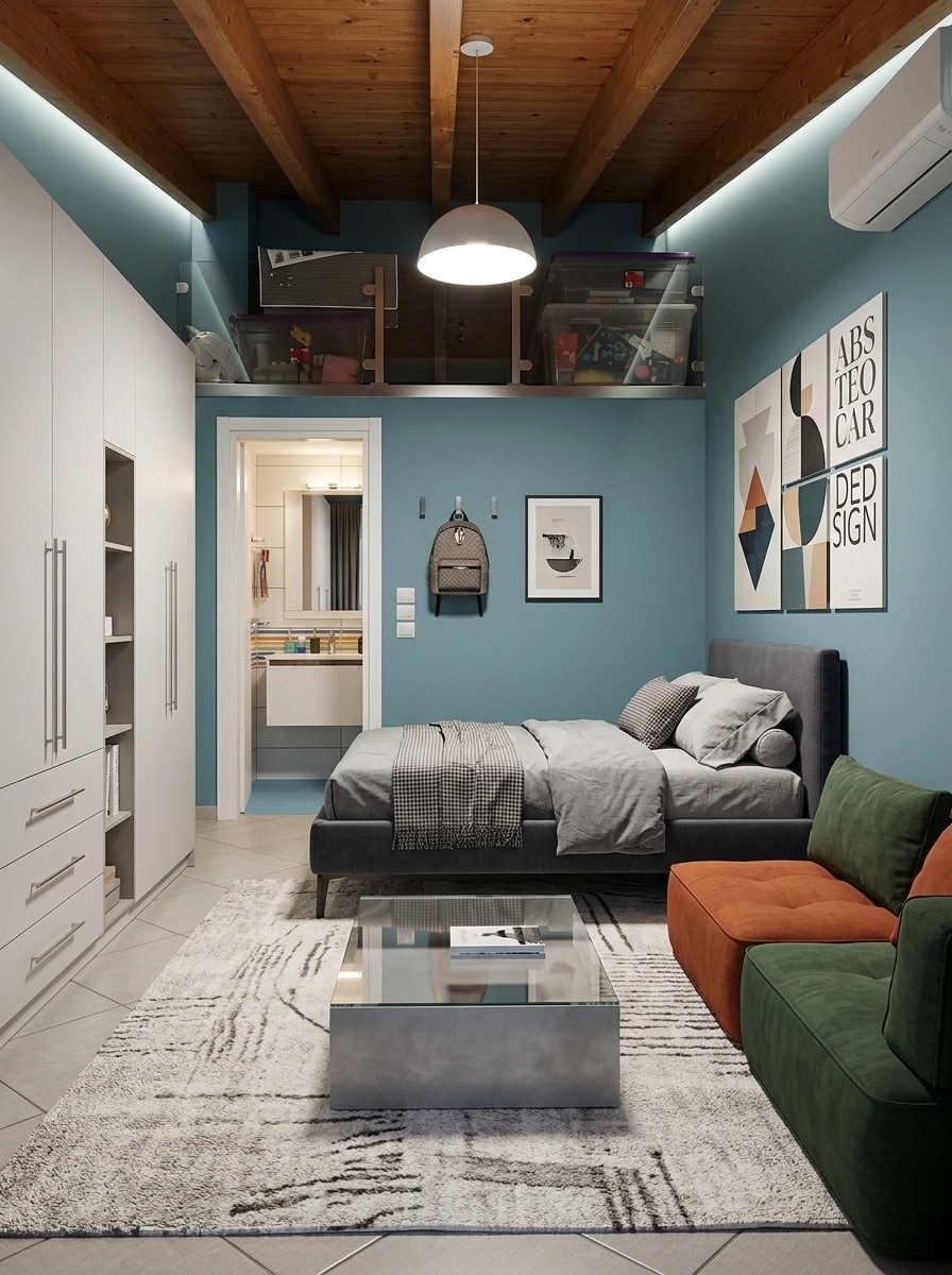 Interior design in Contemporary style — Living Room by GenRoom AI