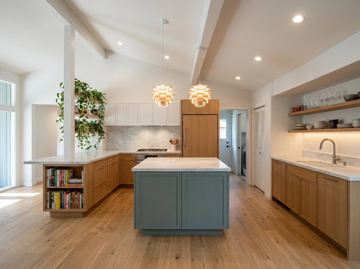 Kitchen interior in no_style style — photo by GenRoom AI