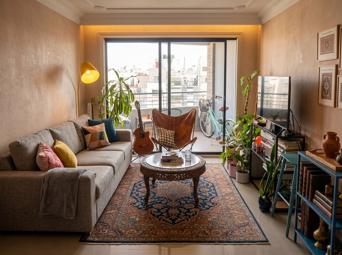 Interior design in Mediterranean style — Living Room by GenRoom AI