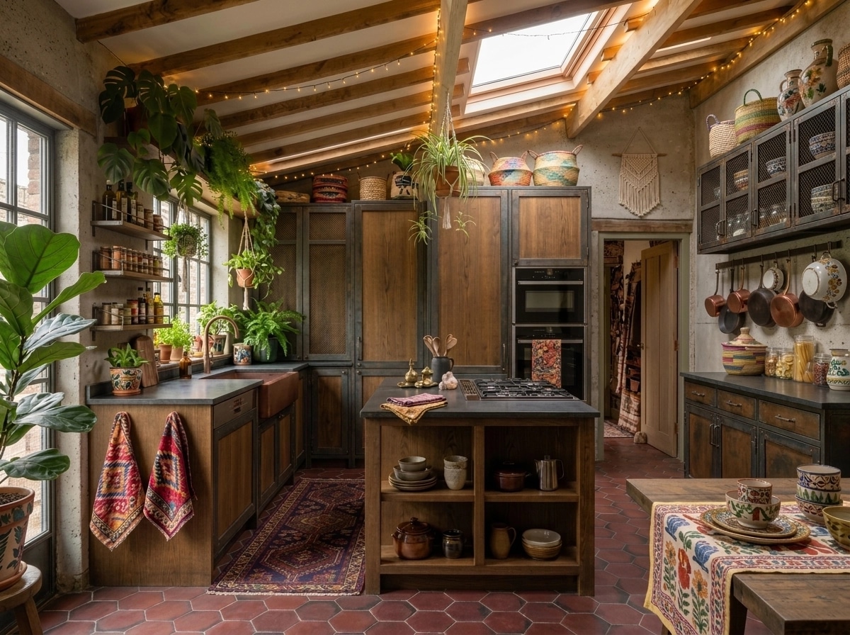 Interior design in Biophilic style — Kitchen by GenRoom AI