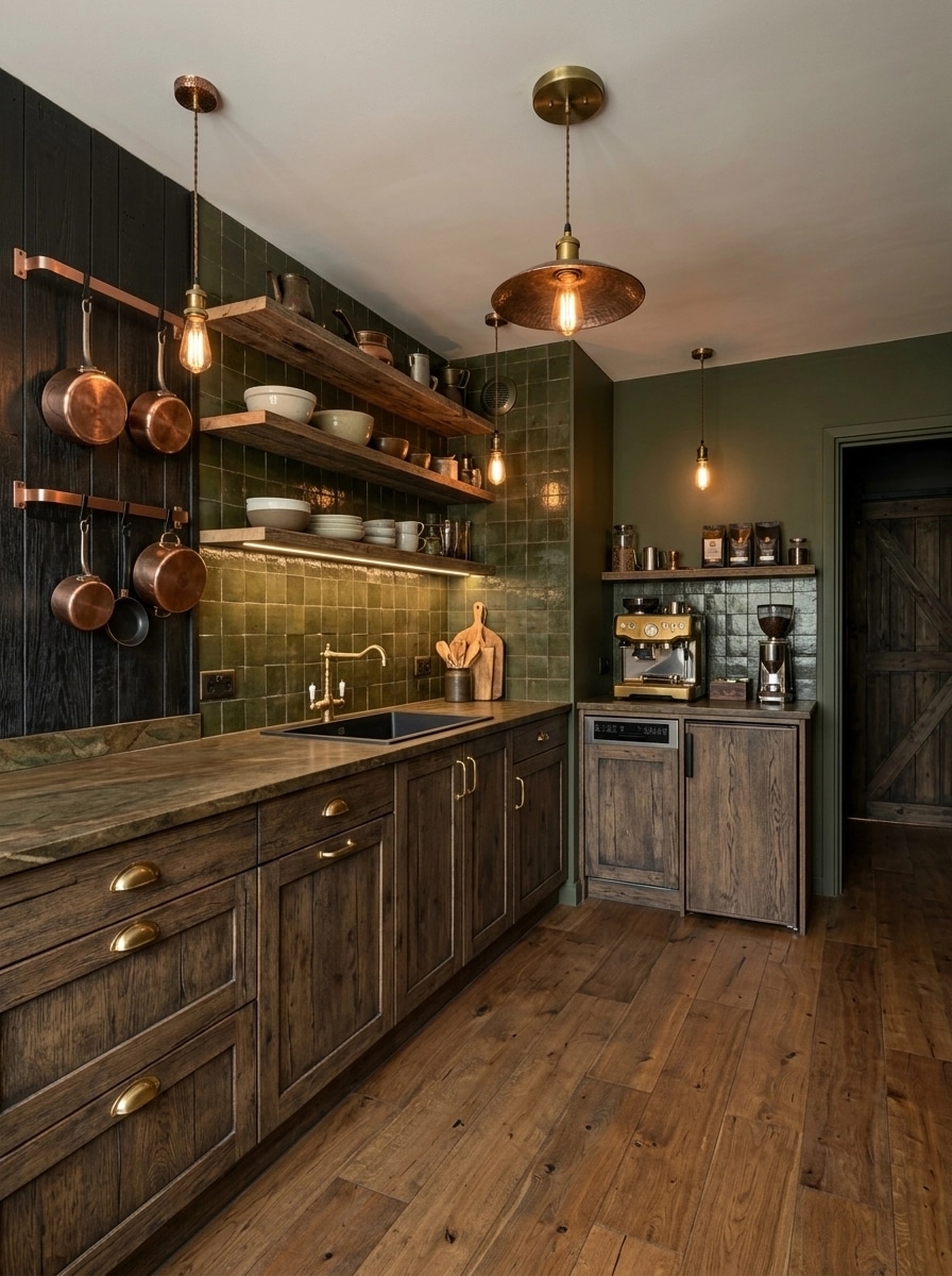 Interior design in Rustic style — Kitchen by GenRoom AI