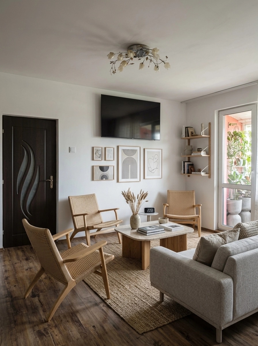 Scandinavian Living Room design — interior photo by GenRoom AI