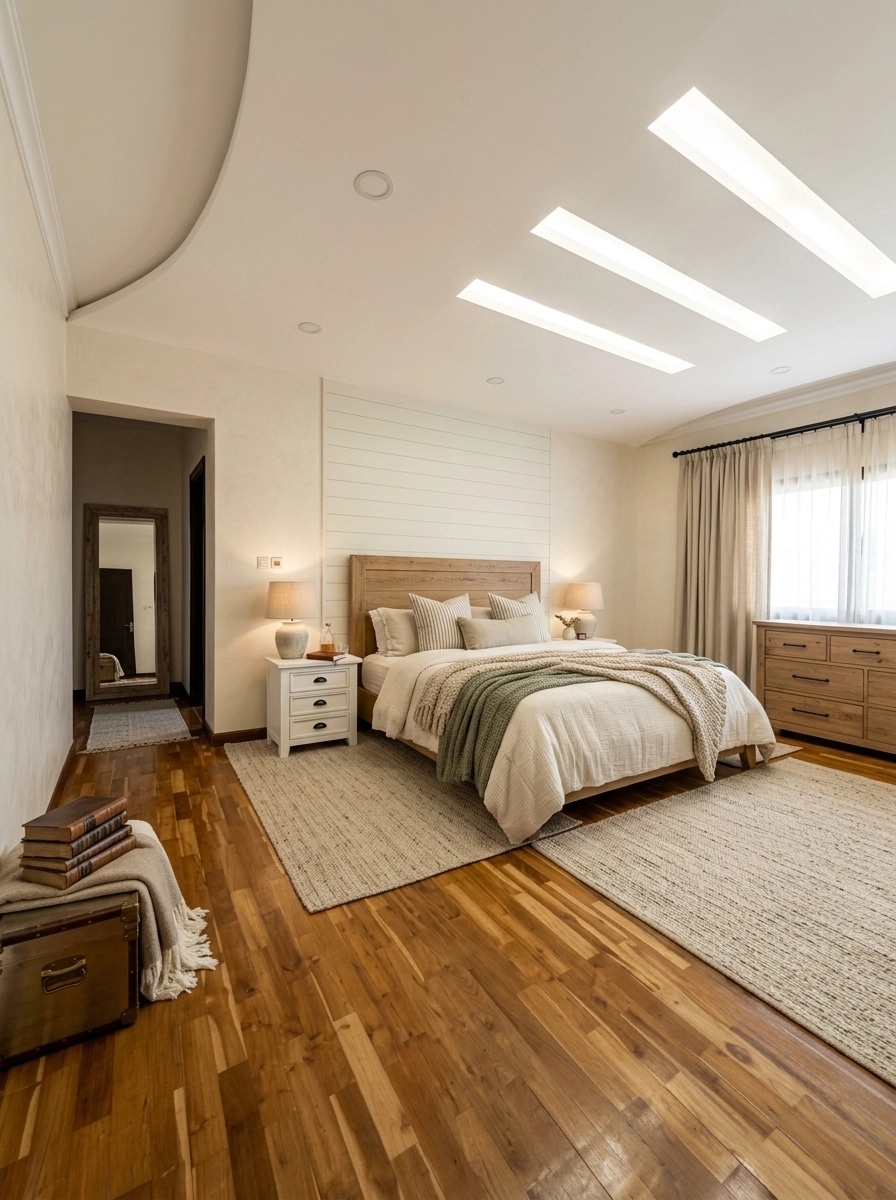 Interior design in Modern Farmhouse style — Bedroom by GenRoom AI