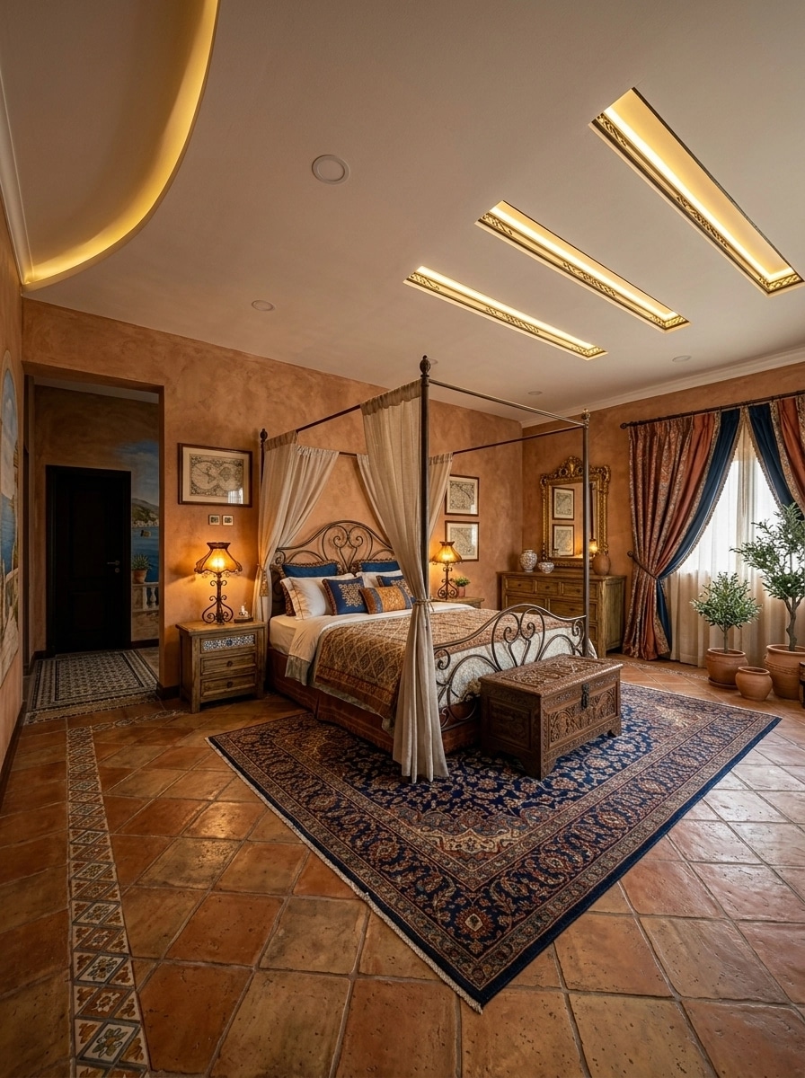 Interior design in Mediterranean style — Bedroom by GenRoom AI