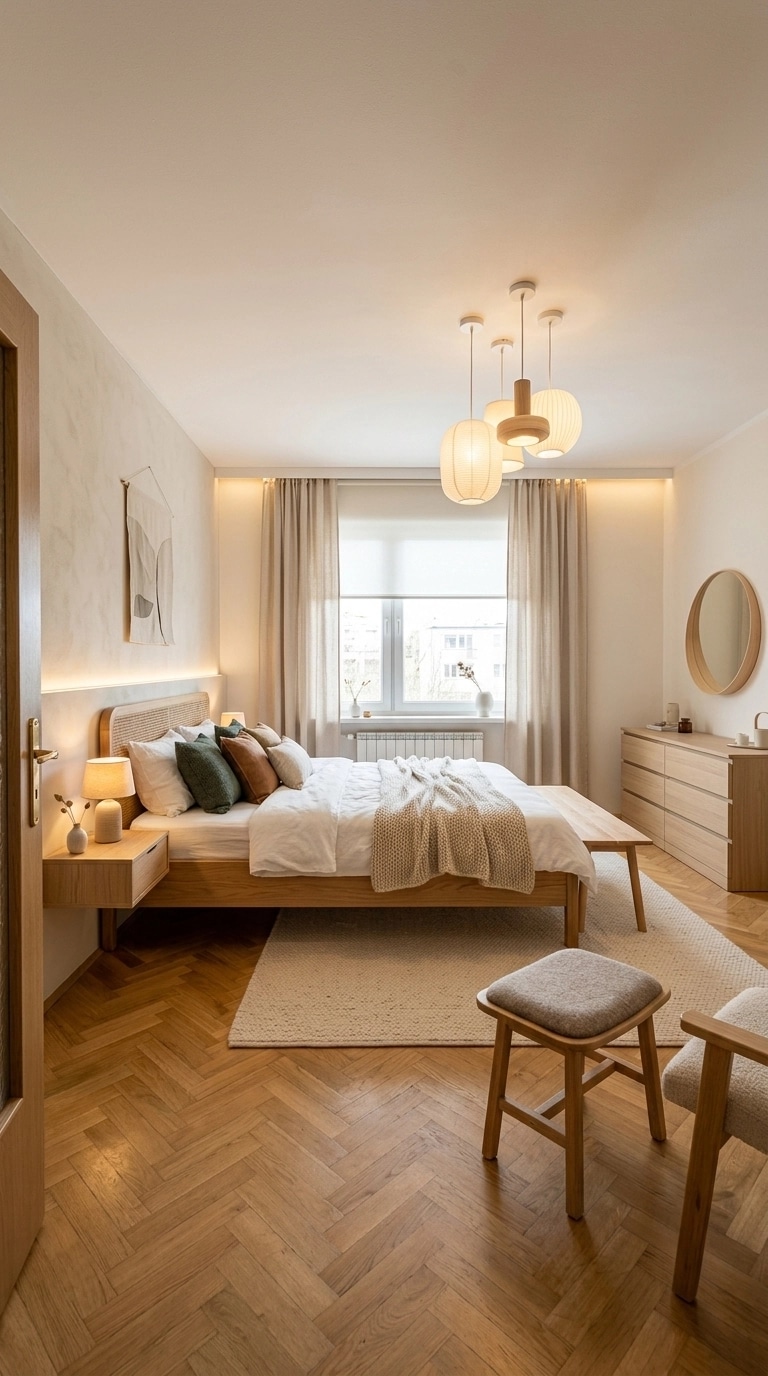 Contemporary Bedroom design — interior photo by GenRoom AI