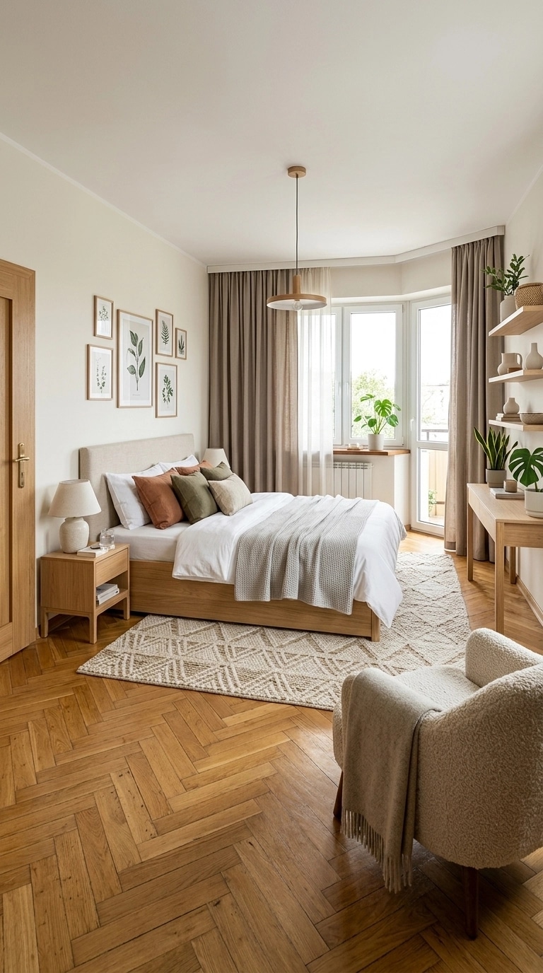 Scandinavian Bedroom design — interior photo by GenRoom AI