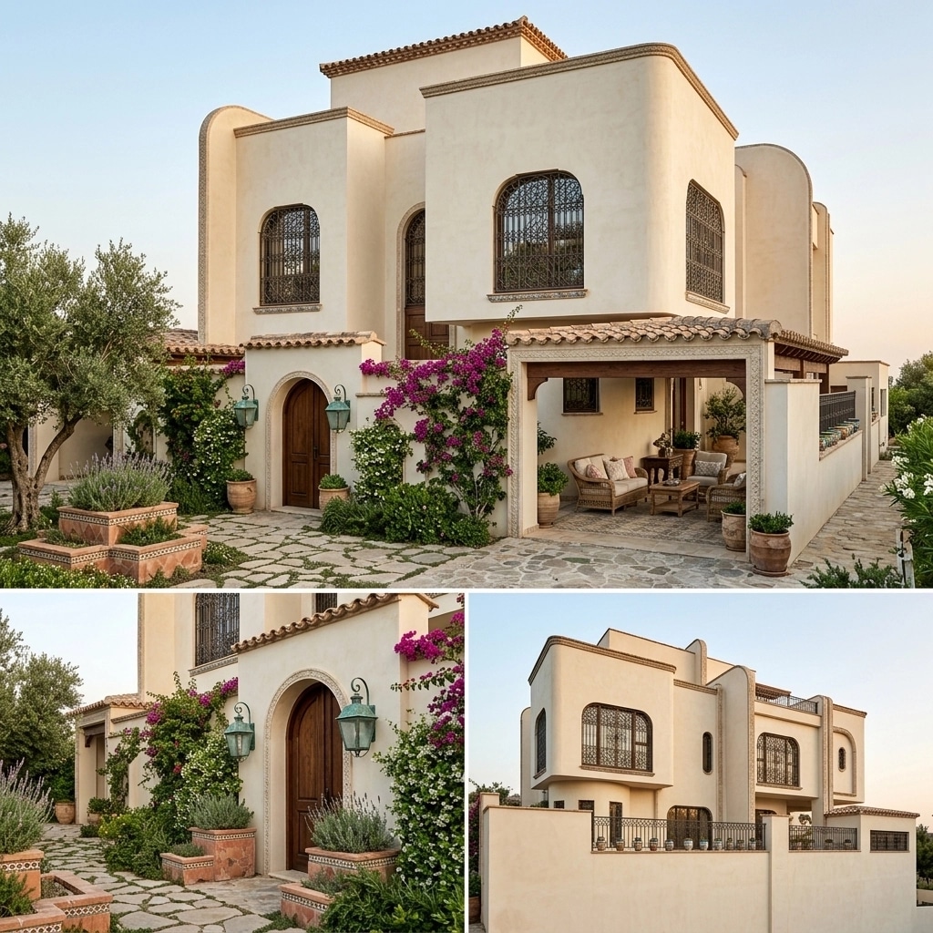 Facade design in Mediterranean Facade style — Facade by GenRoom AI