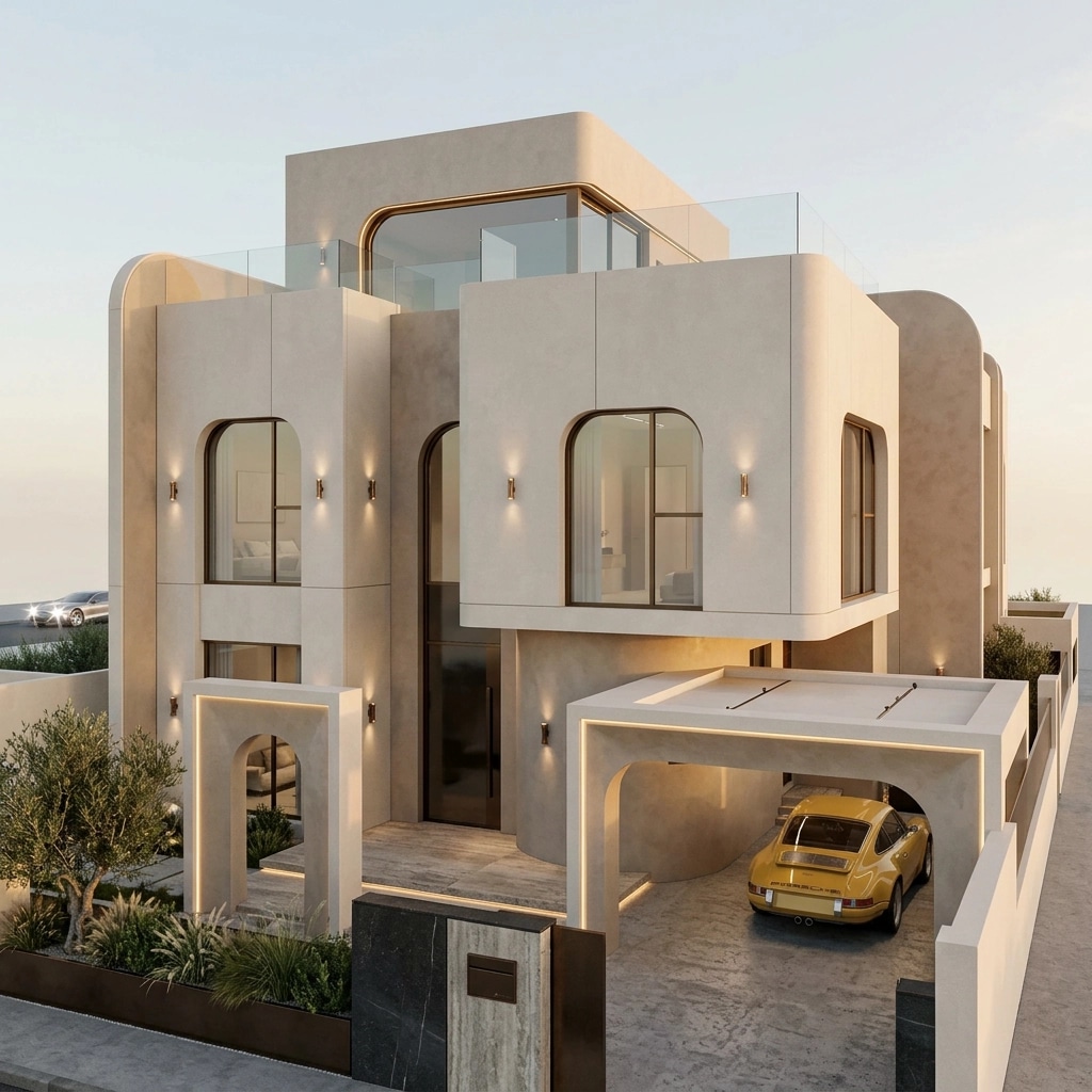 Minimalist Facade Facade design — facade photo by GenRoom AI