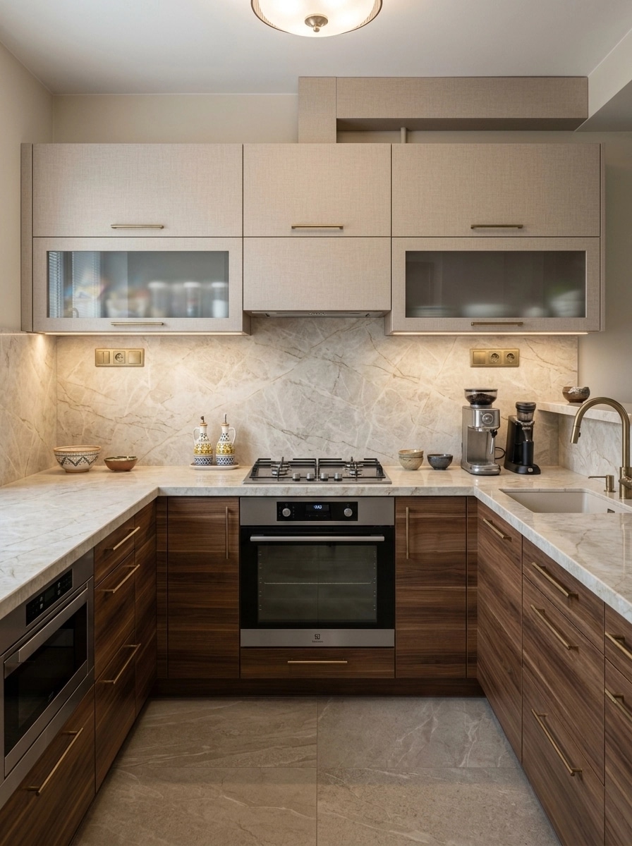 Interior design in Transitional style — Kitchen by GenRoom AI