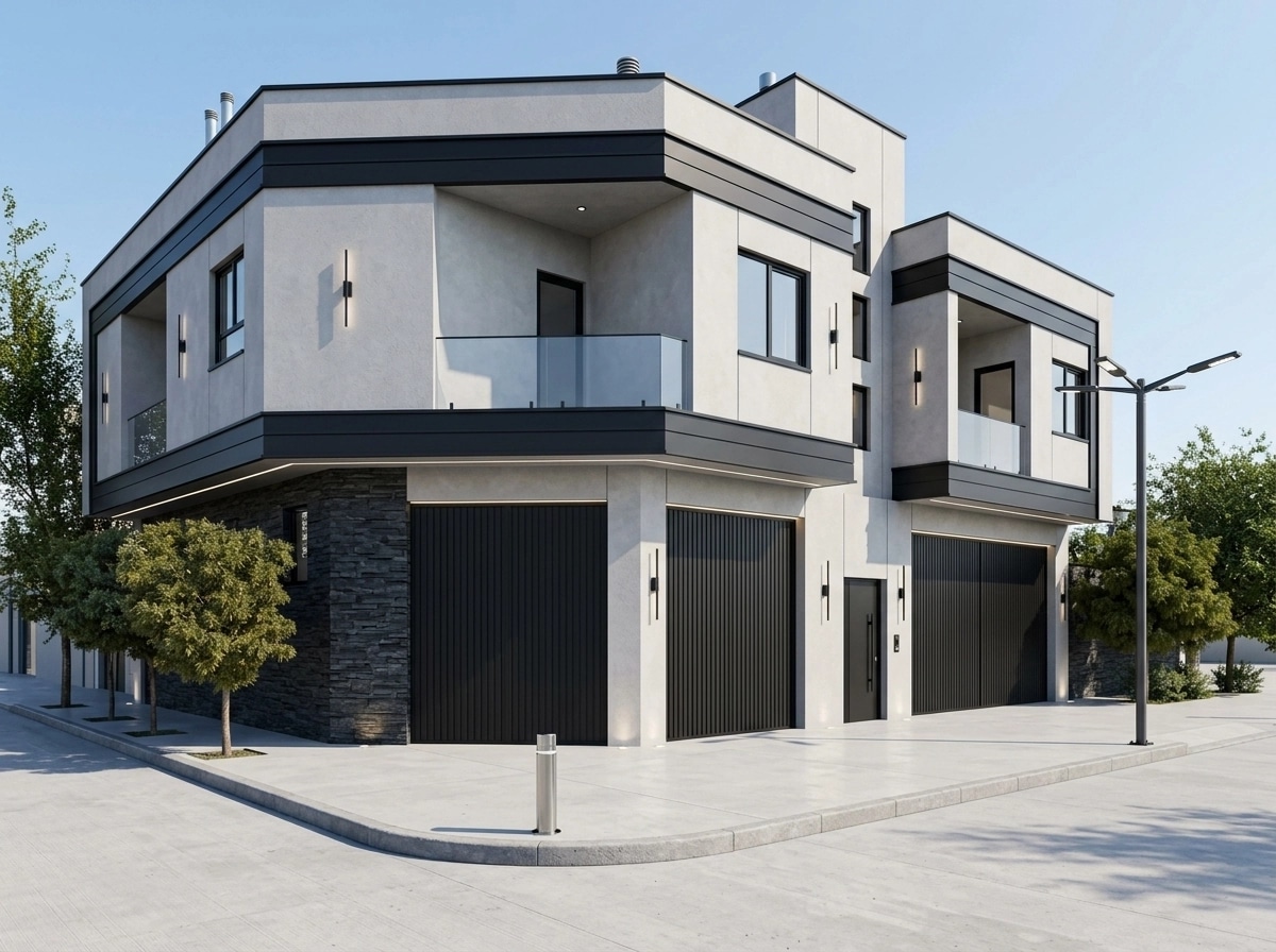 Minimalist Facade Facade design — facade photo by GenRoom AI