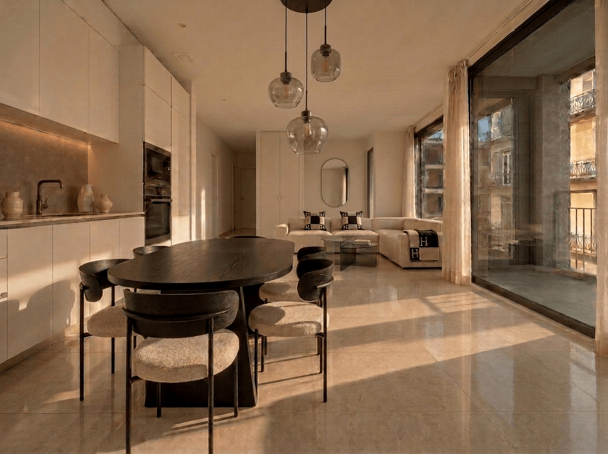 Interior design in Scandinavian style — Kitchen by GenRoom AI