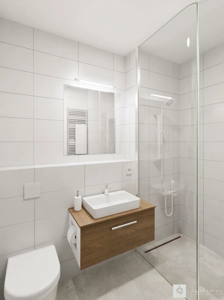 Bathroom interior in no_style style — photo by GenRoom AI
