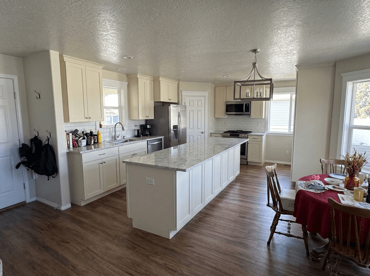 Kitchen interior in no_style style — photo by GenRoom AI