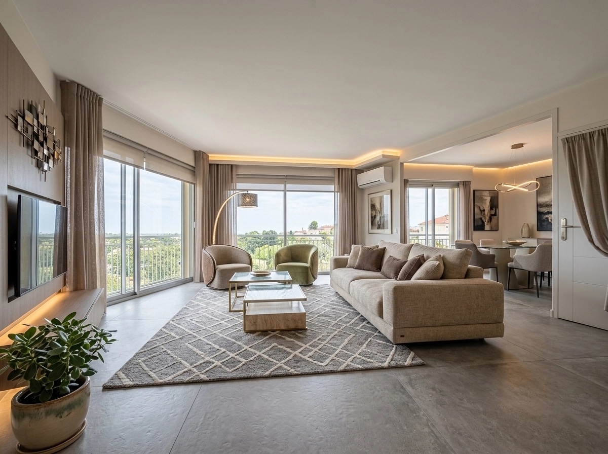 Interior design in Contemporary style — Living Room by GenRoom AI
