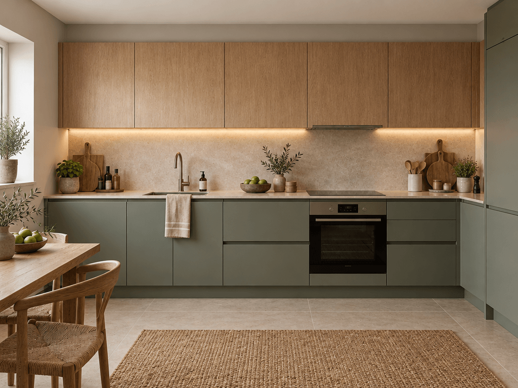 Interior design in Contemporary style — Kitchen by GenRoom AI