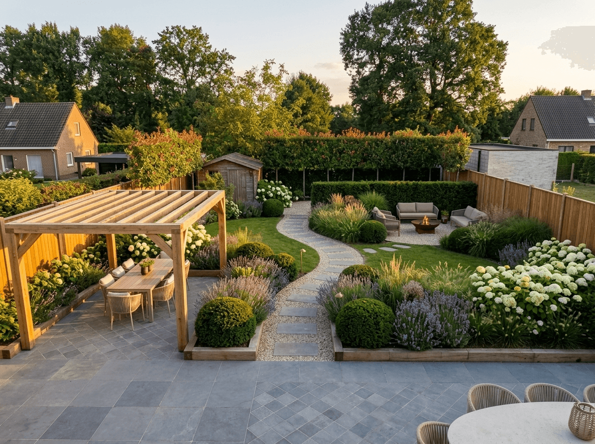 Yard design in no_style style — photo by GenRoom AI