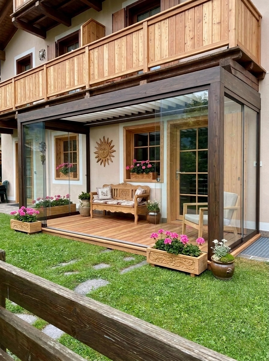 Facade design in Chalet Facade style — photo by GenRoom AI