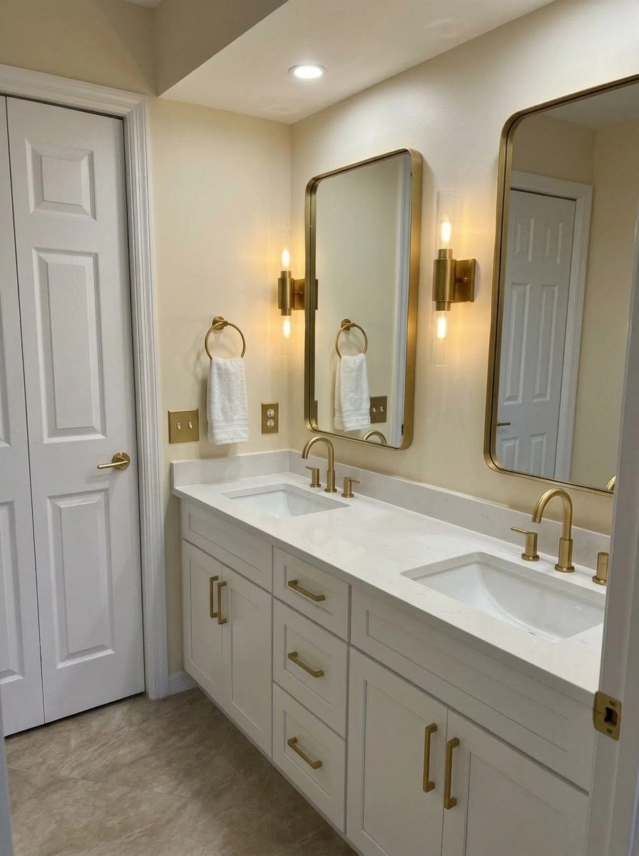 Bathroom interior in no_style style — photo by GenRoom AI