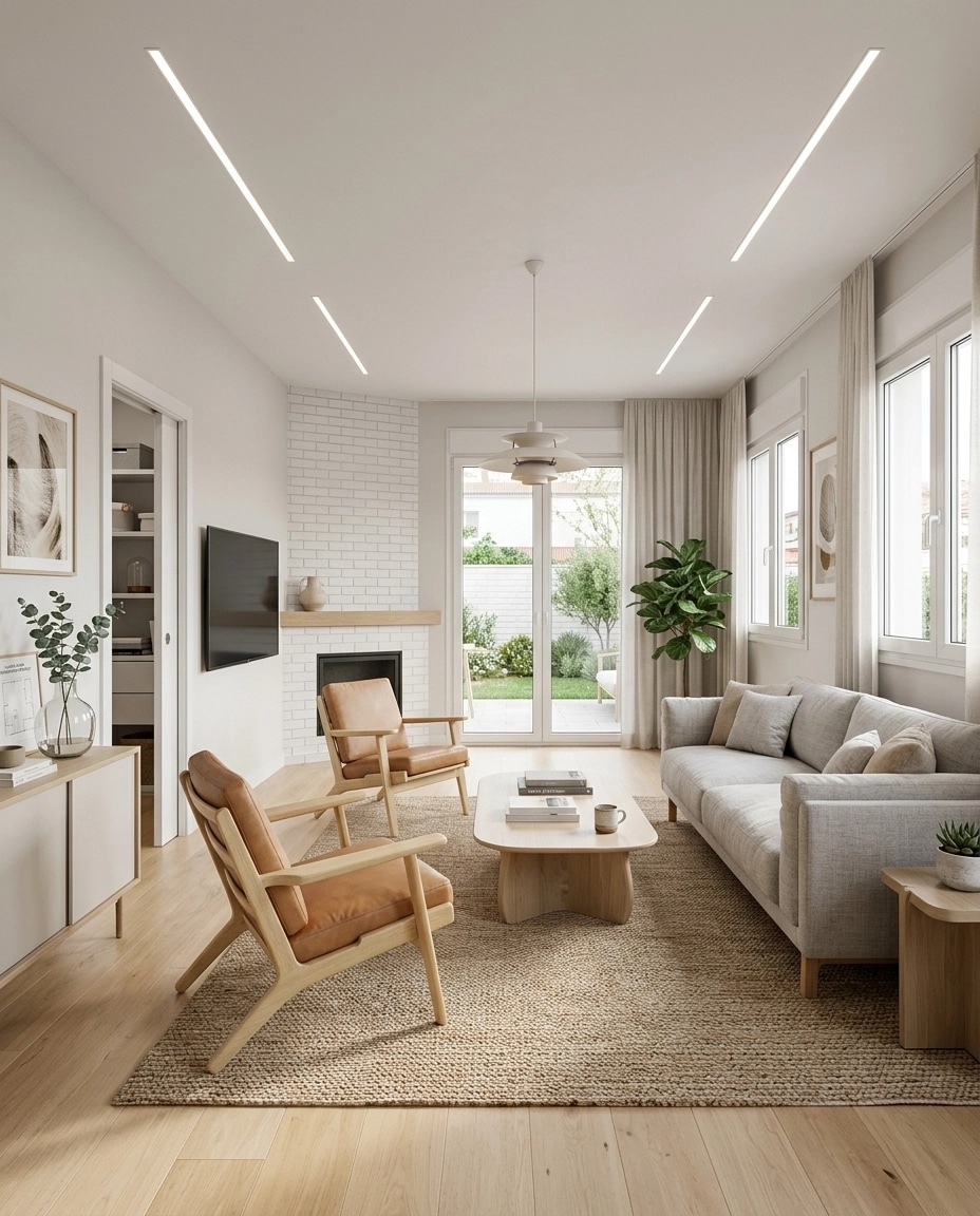 Scandinavian Living Room design — interior photo by GenRoom AI