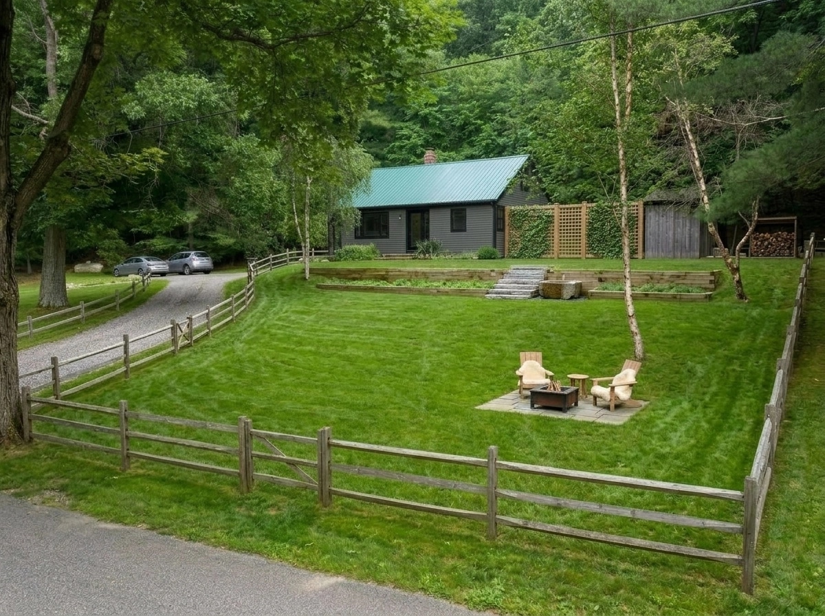 Landscape design in Scandinavian Garden style — Yard by GenRoom AI