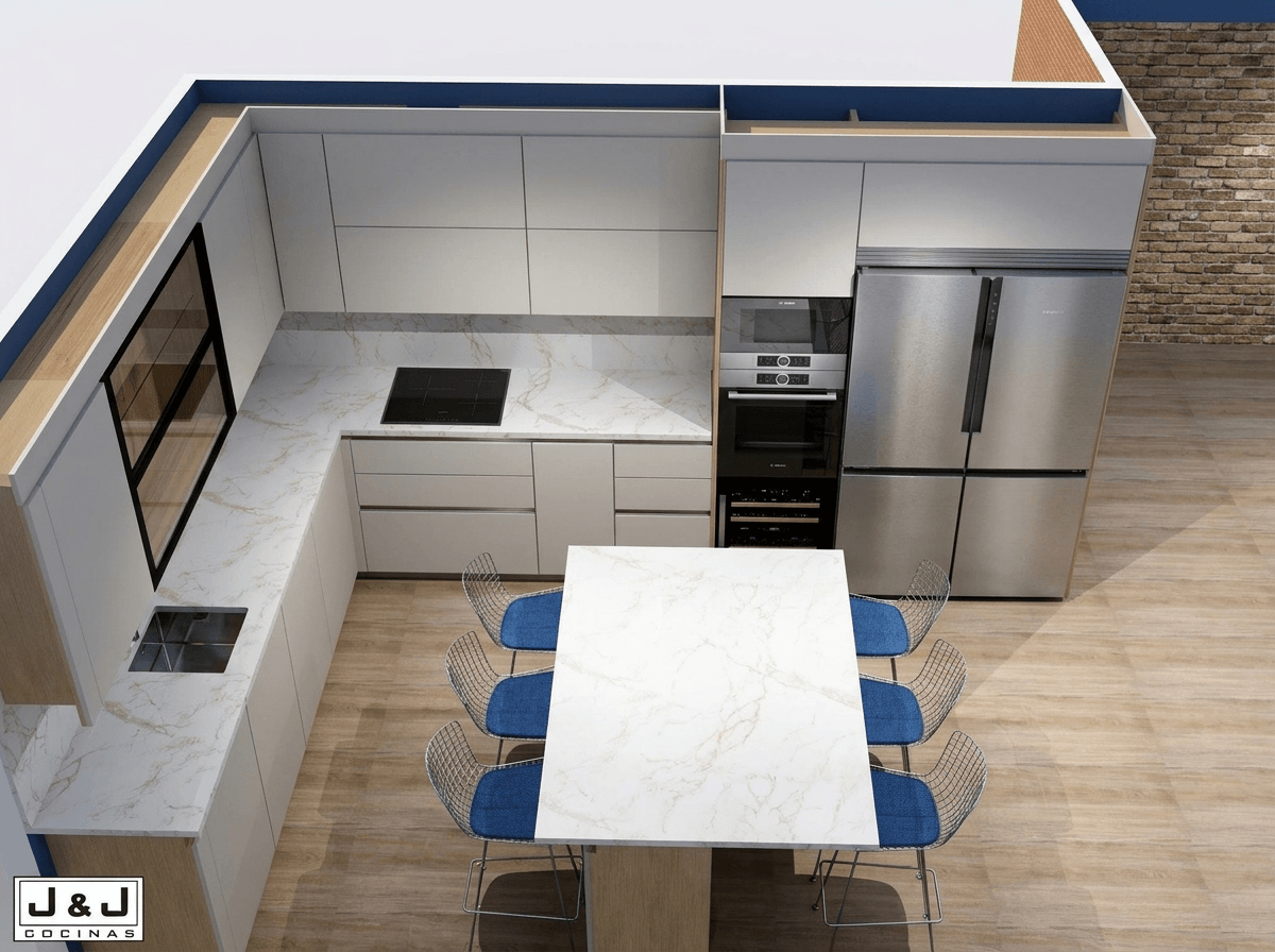 Kitchen interior in no_style style — photo by GenRoom AI
