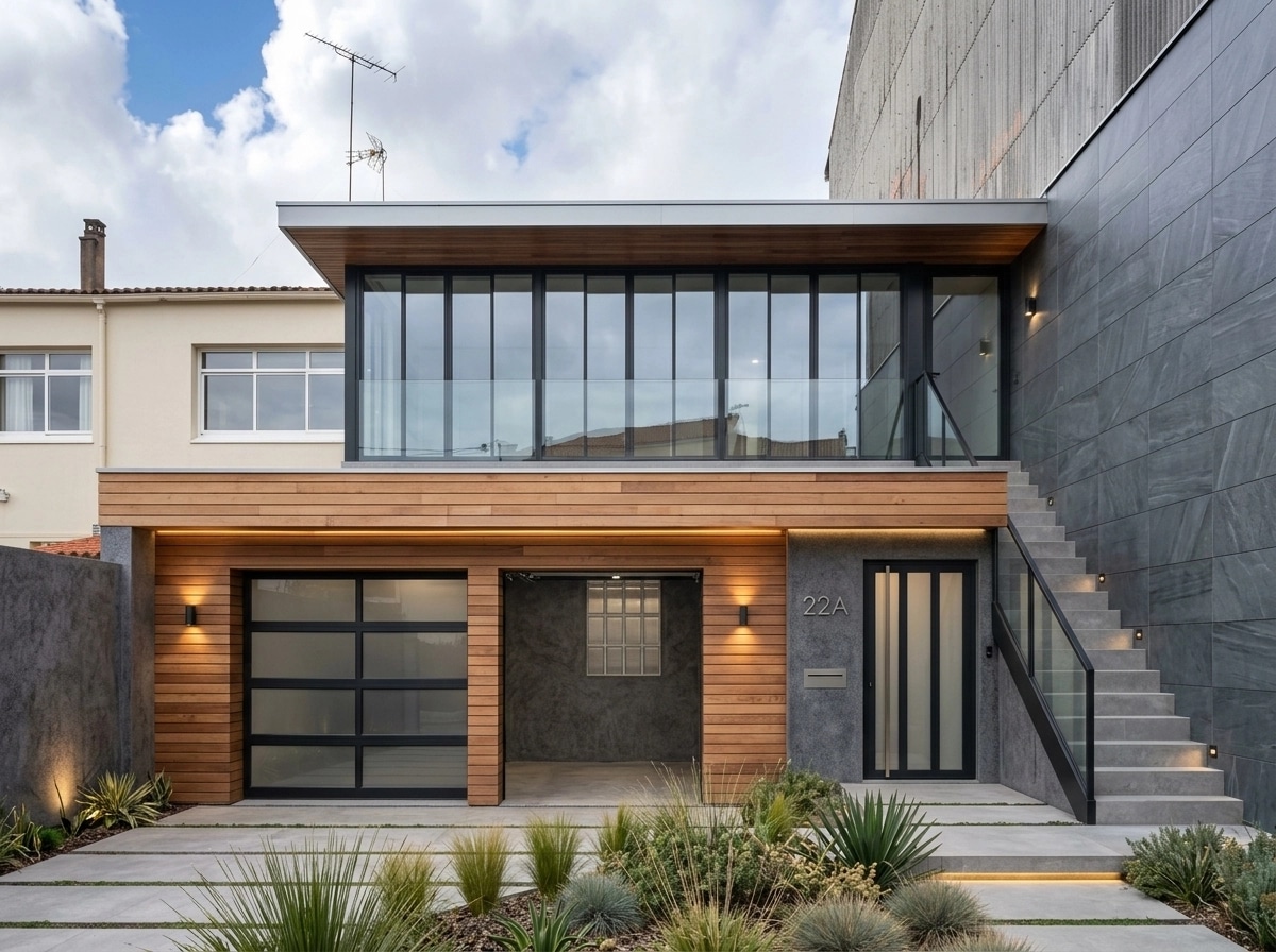 Contemporary Facade Facade design — facade photo by GenRoom AI
