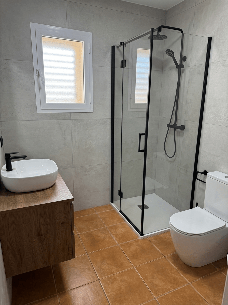 Bathroom interior in no_style style — photo by GenRoom AI