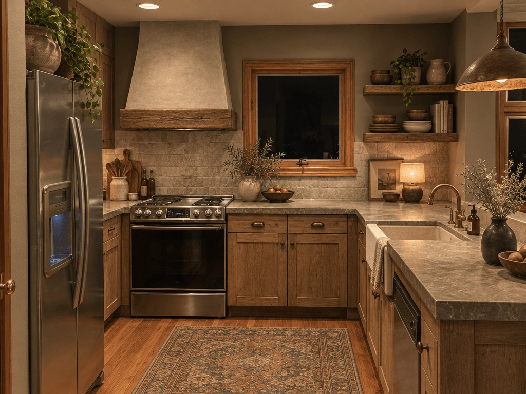 Kitchen interior in no_style style — photo by GenRoom AI