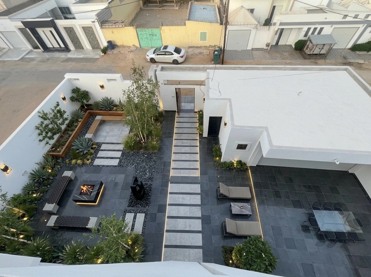 Contemporary Yard Yard design — yard photo by GenRoom AI