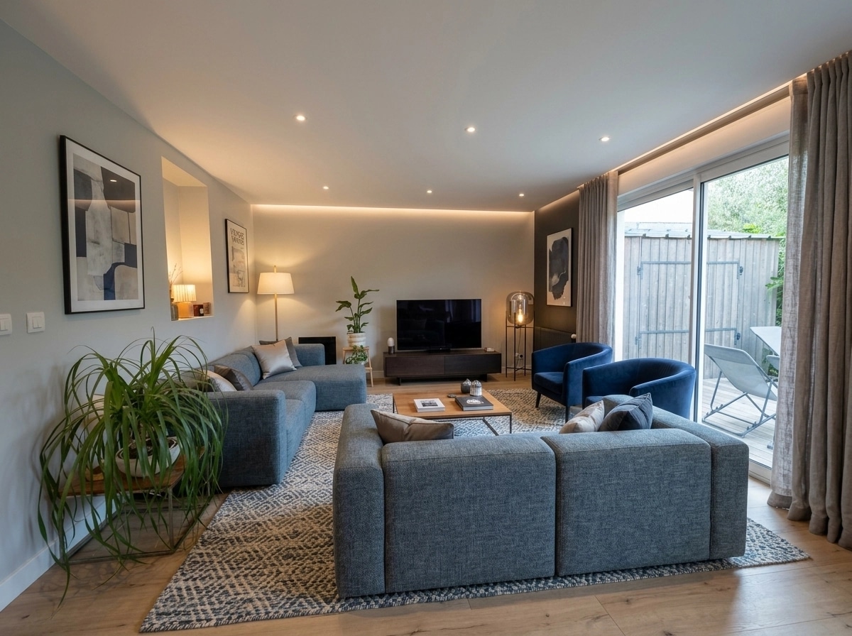 Interior design in Contemporary style — Living Room by GenRoom AI
