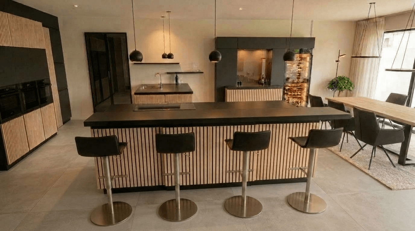 Kitchen interior in no_style style — photo by GenRoom AI