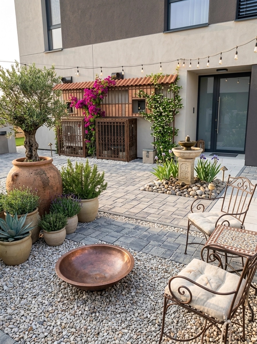 Mediterranean Yard Yard design — yard photo by GenRoom AI