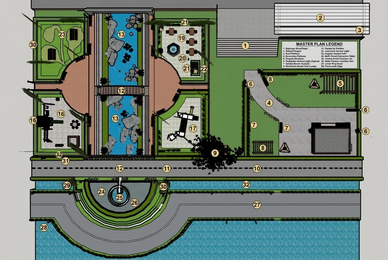 Yard design in no_style style — photo by GenRoom AI