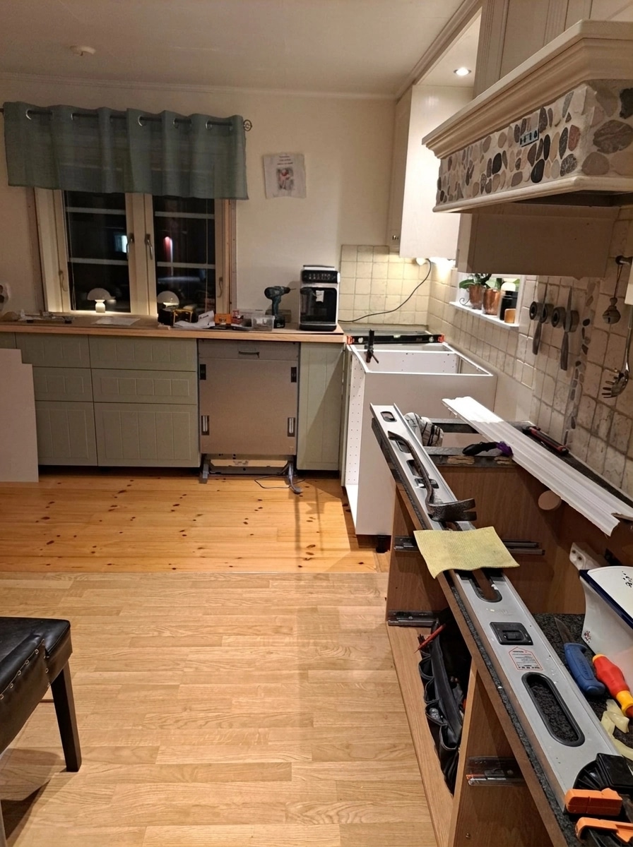 Kitchen interior in no_style style — photo by GenRoom AI