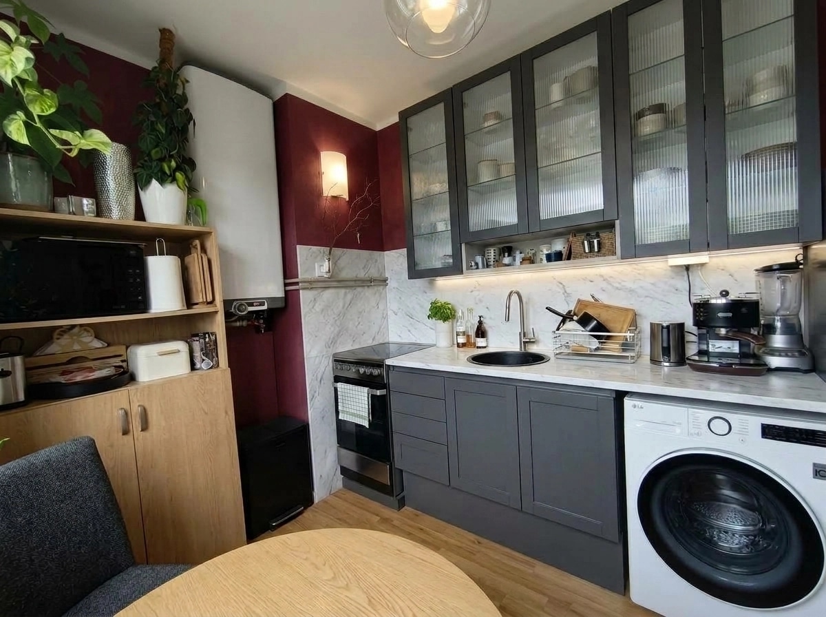 Kitchen interior in Contemporary style — photo by GenRoom AI