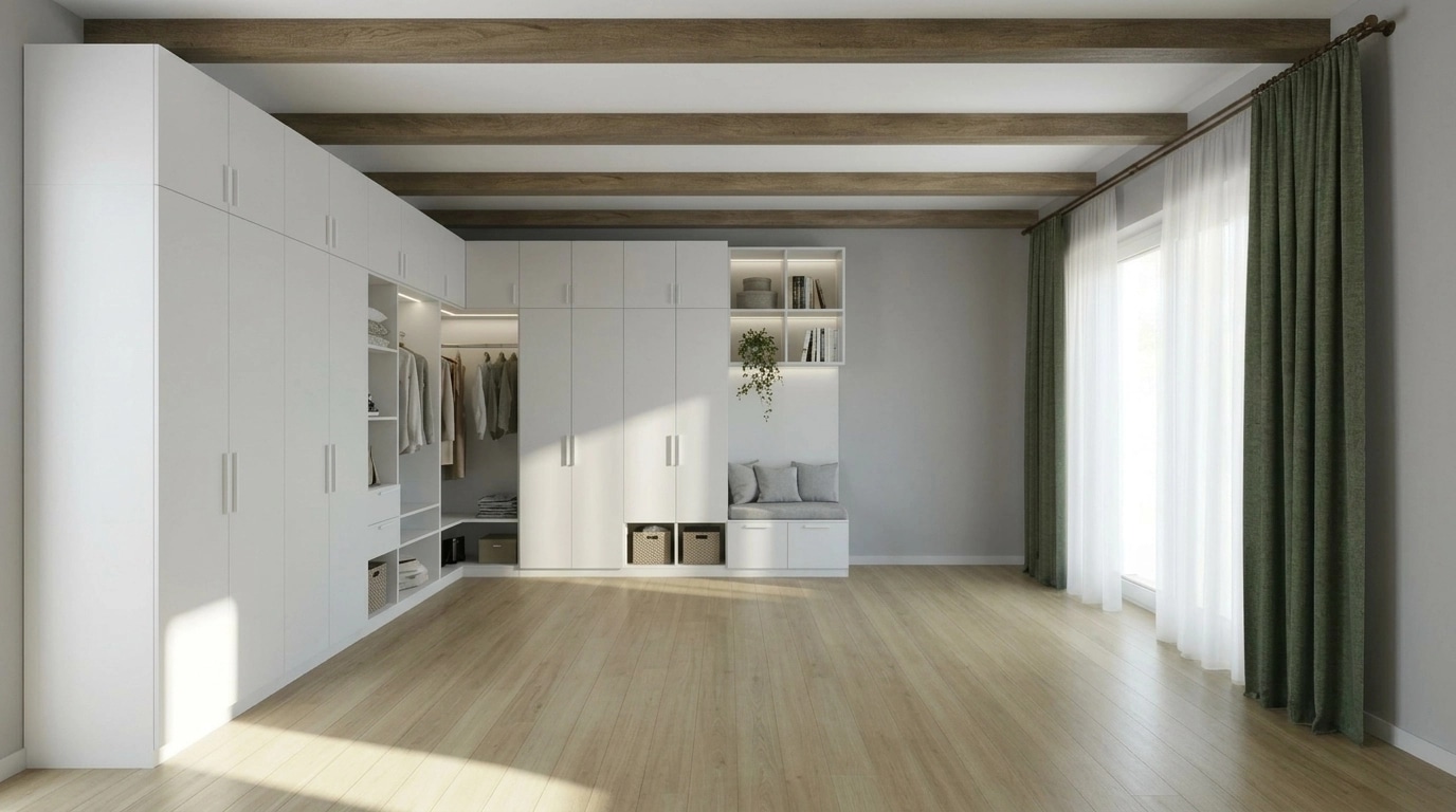 Interior design in Rustic style — Living Room by GenRoom AI