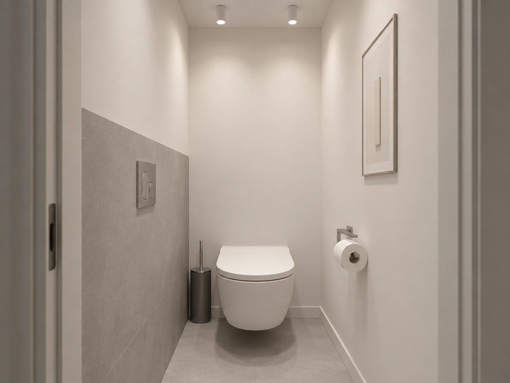 Minimalism Bathroom design — interior photo by GenRoom AI