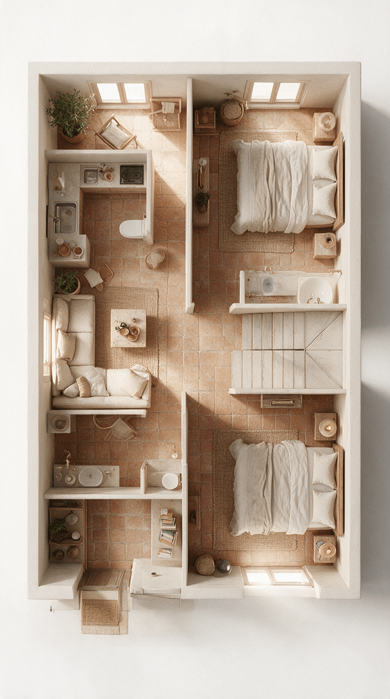 Mediterranean Living Room design — interior photo by GenRoom AI