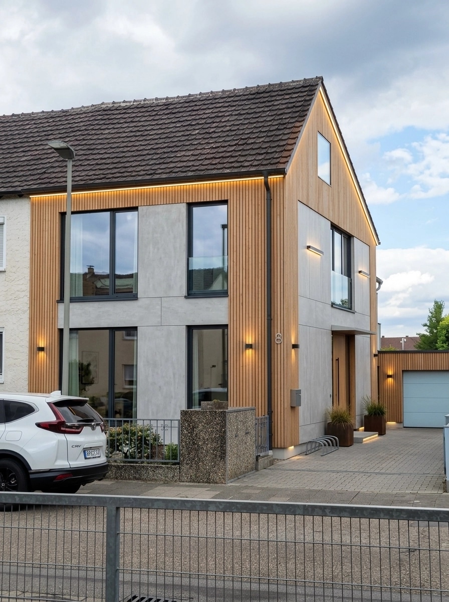 Scandinavian Facade Facade design — facade photo by GenRoom AI