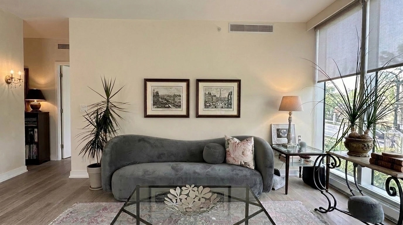 French Parisian Living Room design — interior photo by GenRoom AI